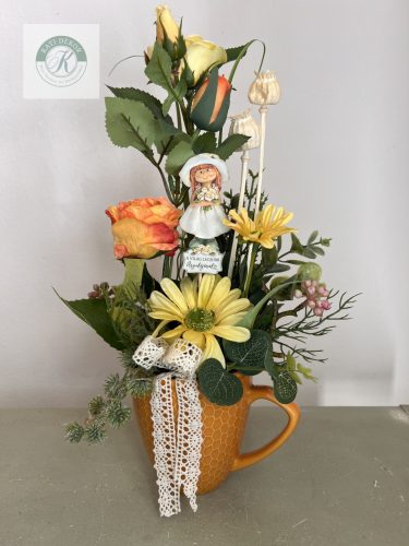 Anyák-napi bögrés dísz