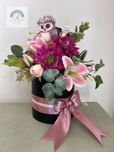 Ballagási virágbox 35 cm 