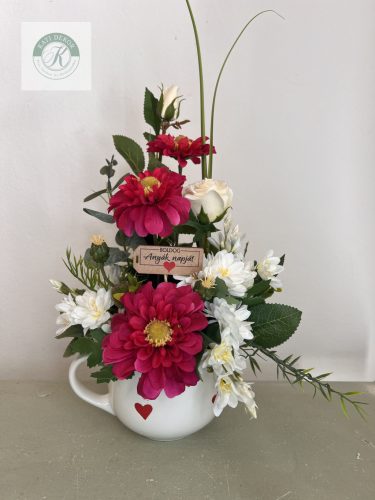 Anyák-napi bögrés dísz 