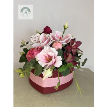 Köszönöm, hogy vagy nekem Anyák-napi virágbox 