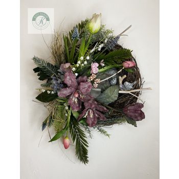 Tavaszi ajtókopogtató vessző alapon 35 cm 