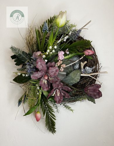 Tavaszi ajtókopogtató vessző alapon 35 cm 