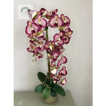 Orchidea asztaldísz 80 cm 