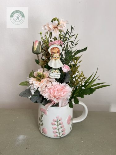 Anyák-napi bögrés dísz