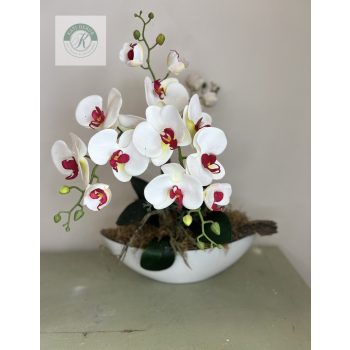 Orchidea asztaldísz 45 cm