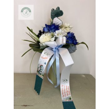 Ovis ballagási csokor dínóval 40 cm 