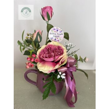 Anyák-napi bögrés dísz