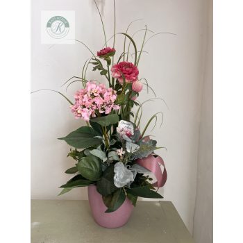 Anyák-napi asztaldísz kaspóban 70 cm