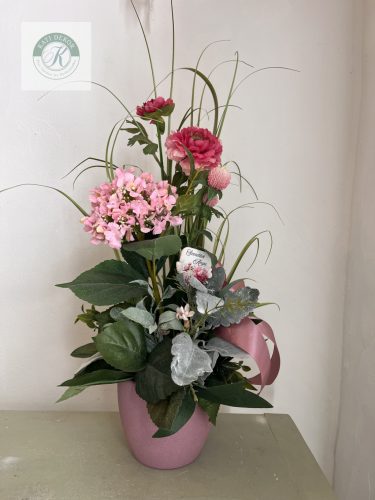 Anyák-napi asztaldísz kaspóban 70 cm